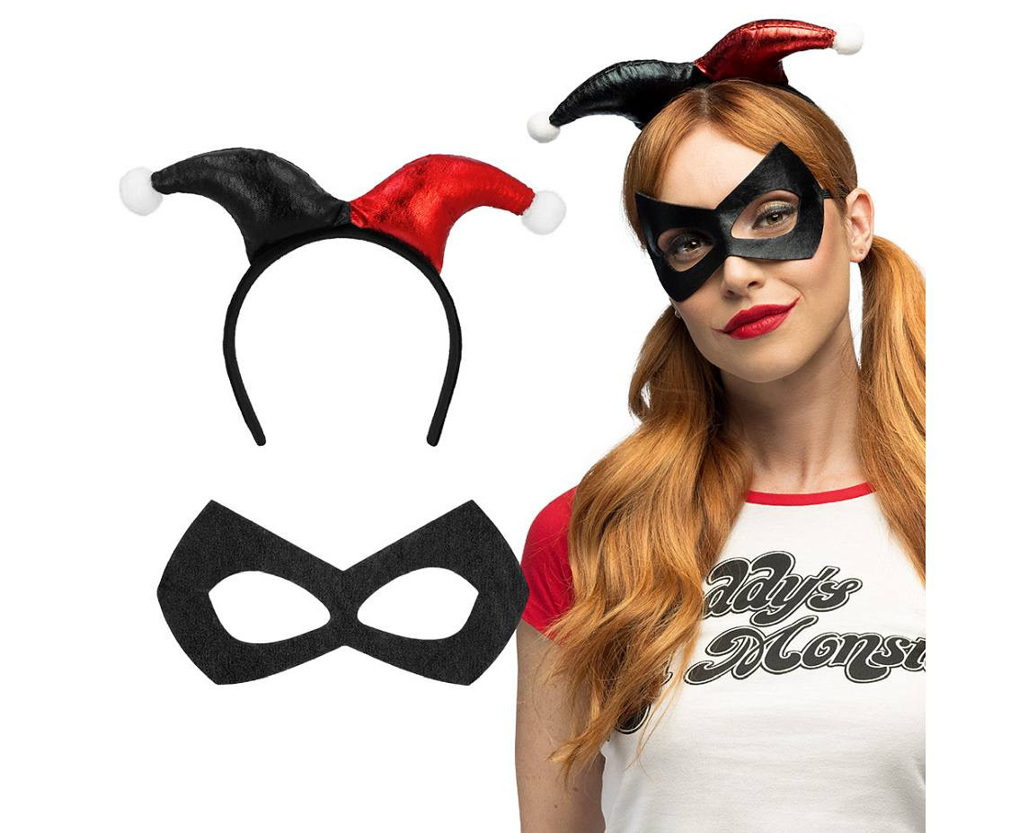 Set Harlequin (tiara and eyemask)